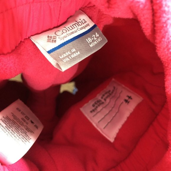 Columbia Girls 18-24 Month Bib Overall Snowsuit - Picture 7 of 7